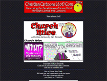 Tablet Screenshot of christiancartoons.com